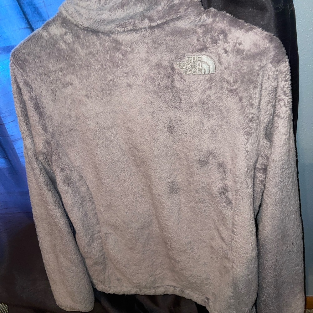 North Face fuzzy jacket